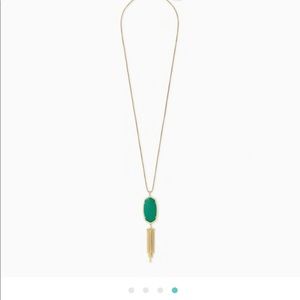 Kendra Scott Rayne Gold Long Pendant Necklace